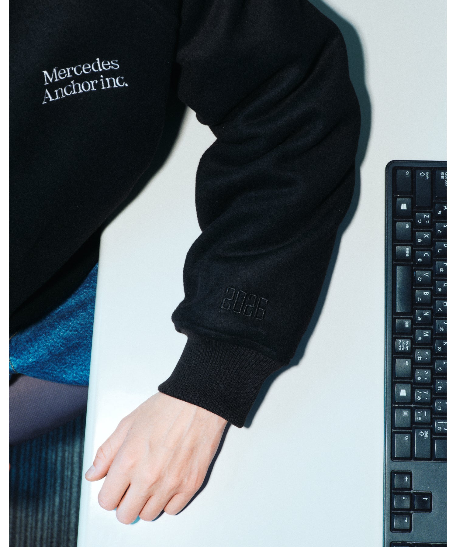 MELTON VARSITY JACKET