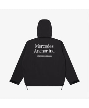HOODED NYLON TRACK JACKET