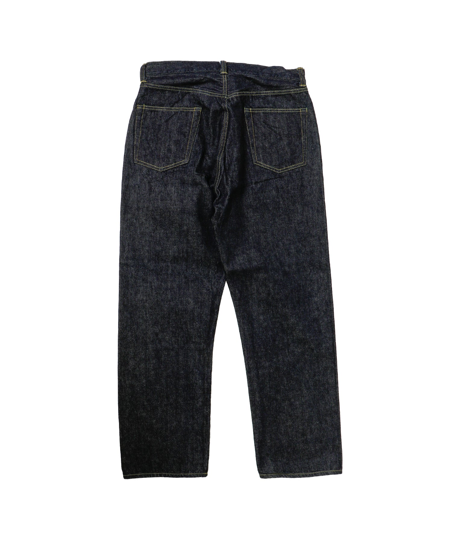 Washed Denim Wide Pants