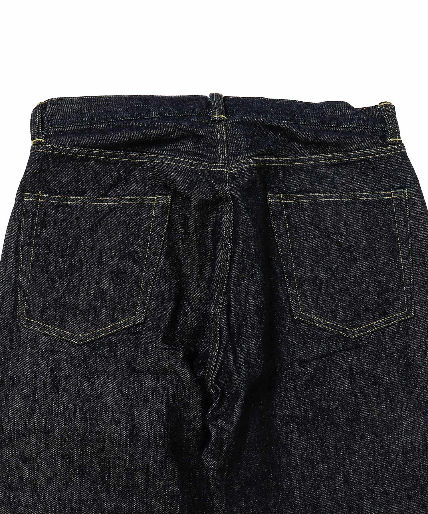 Washed Denim Wide Pants