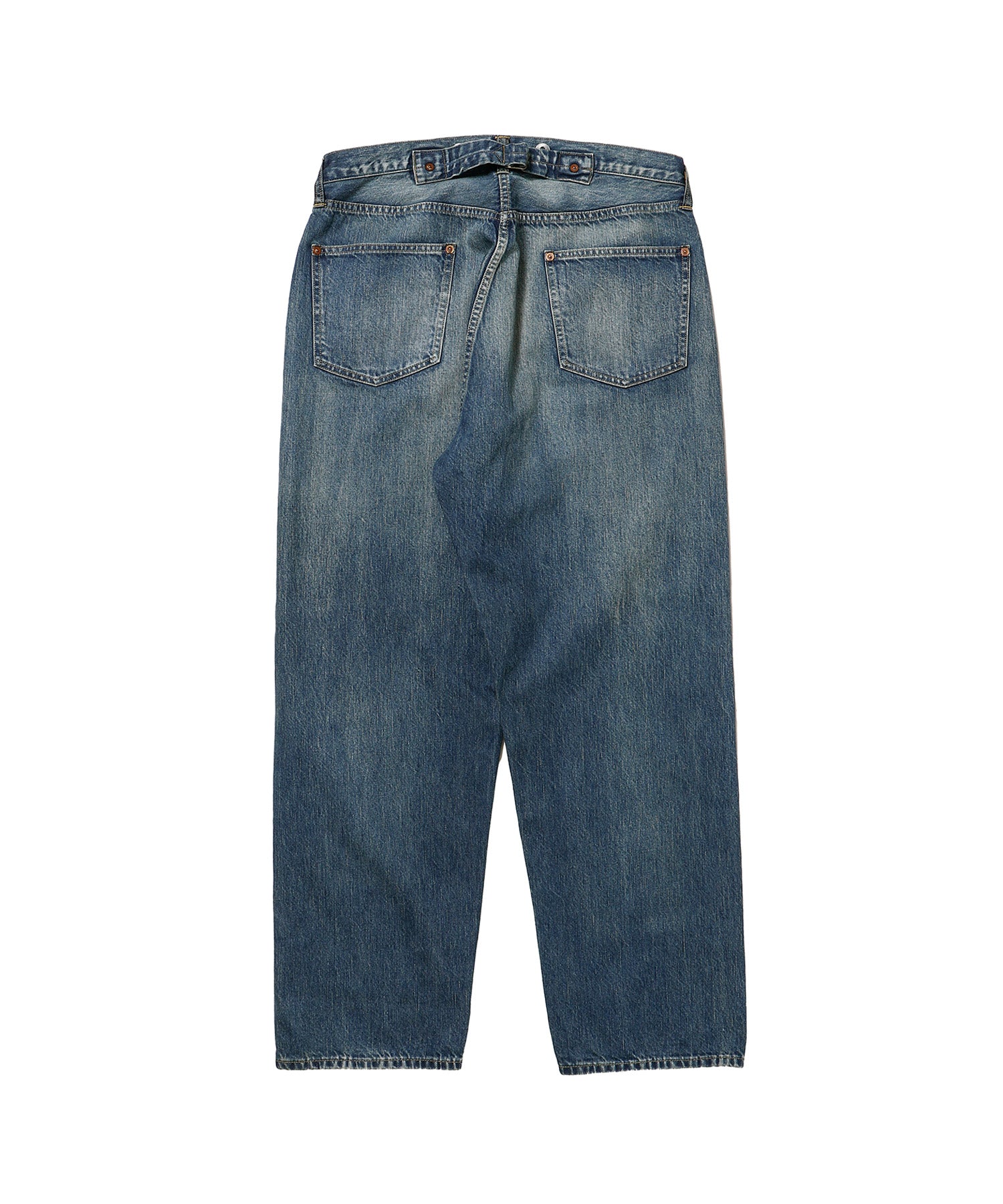 No.22 Washed Wide Denim Pants - A.PRESSE (アプレッセ) - bottom