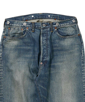 No.22 Washed Wide Denim Pants