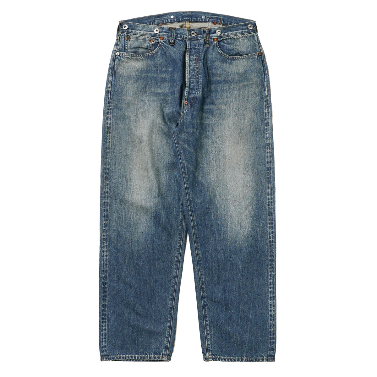 No.22 Washed Wide Denim Pants - A.PRESSE (アプレッセ) - bottom