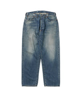 No.22 Washed Wide Denim Pants
