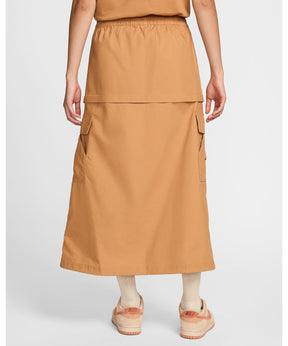 Wmns NSW Essential Midrise Woven Cargo Midi Skirt
