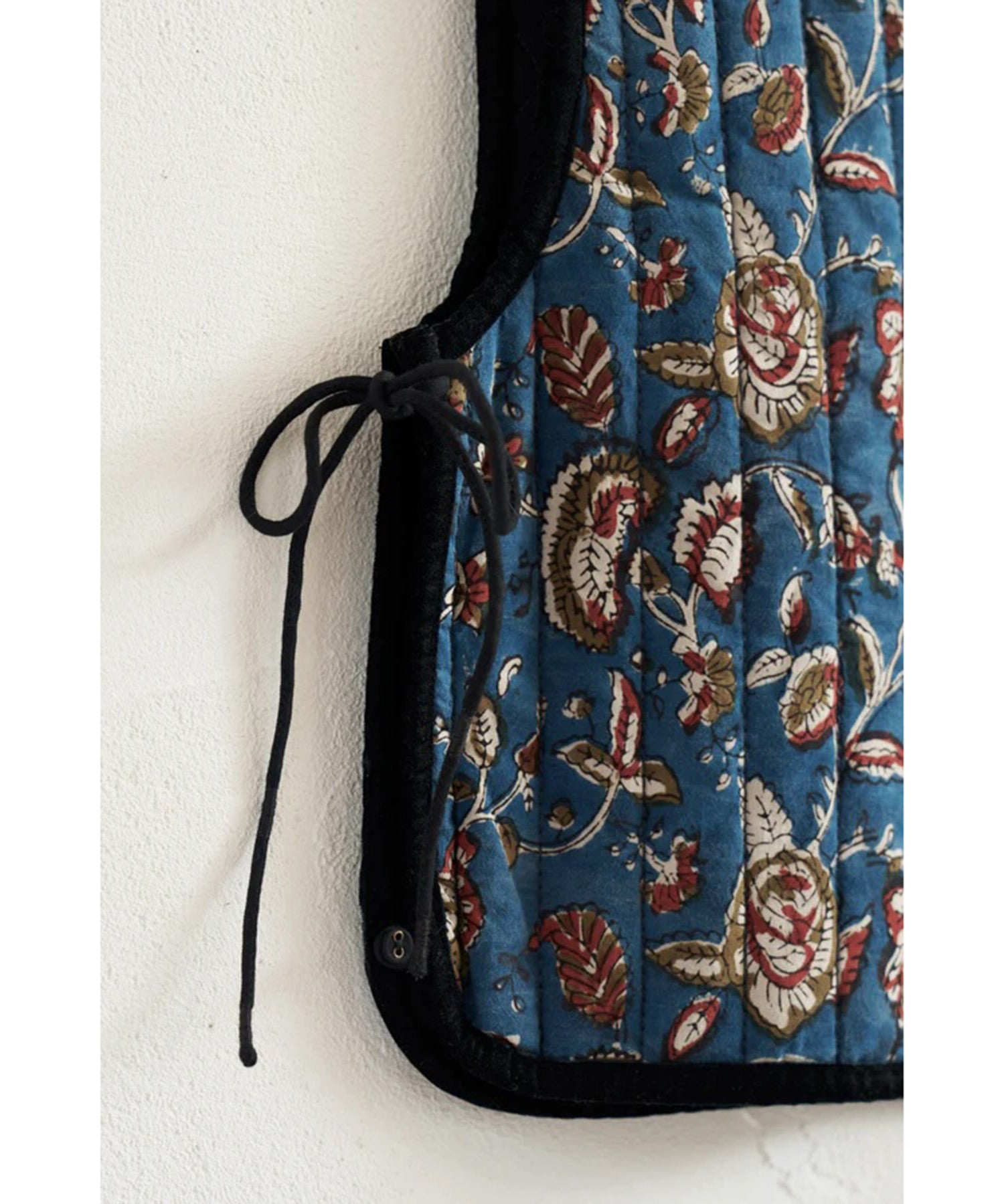 BLOCK PRINT QUILTED VEST