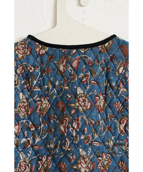 BLOCK PRINT QUILTED VEST