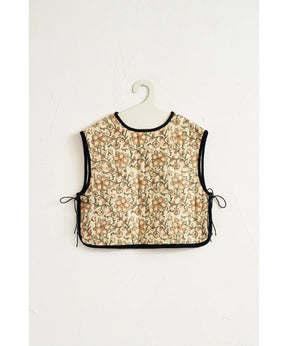 BLOCK PRINT QUILTED VEST