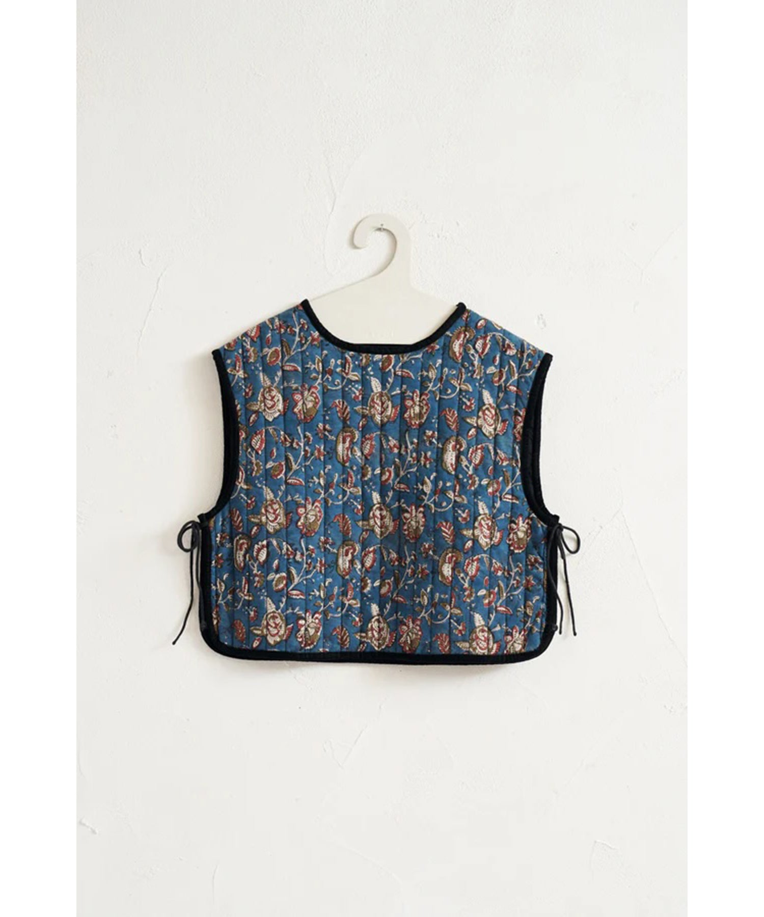 BLOCK PRINT QUILTED VEST