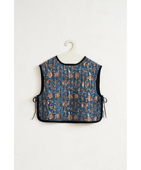 BLOCK PRINT QUILTED VEST