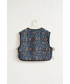 BLOCK PRINT QUILTED VEST