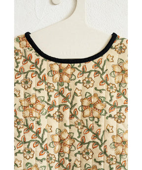 BLOCK PRINT QUILTED VEST