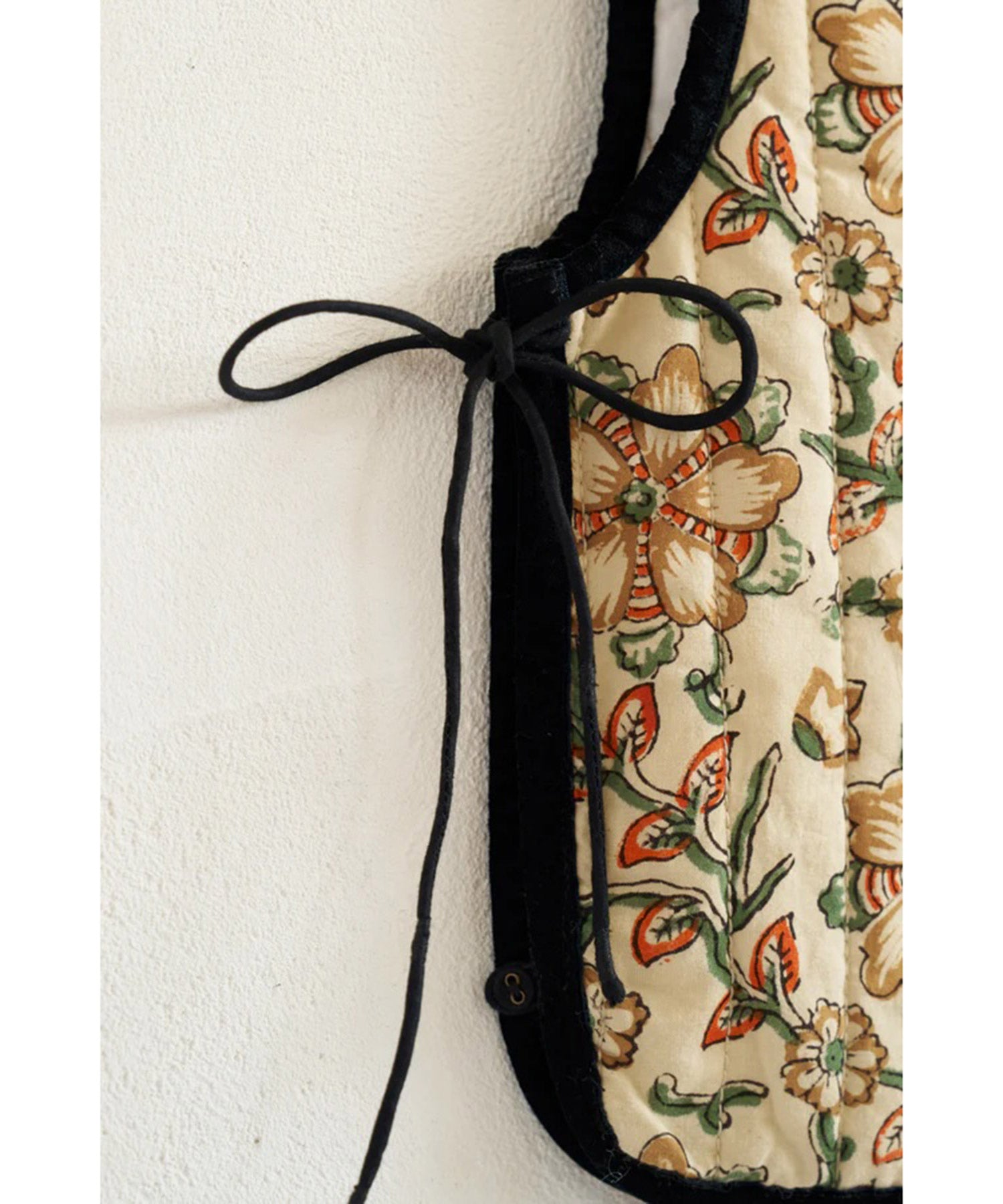 BLOCK PRINT QUILTED VEST