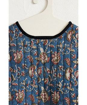 BLOCK PRINT QUILTED VEST
