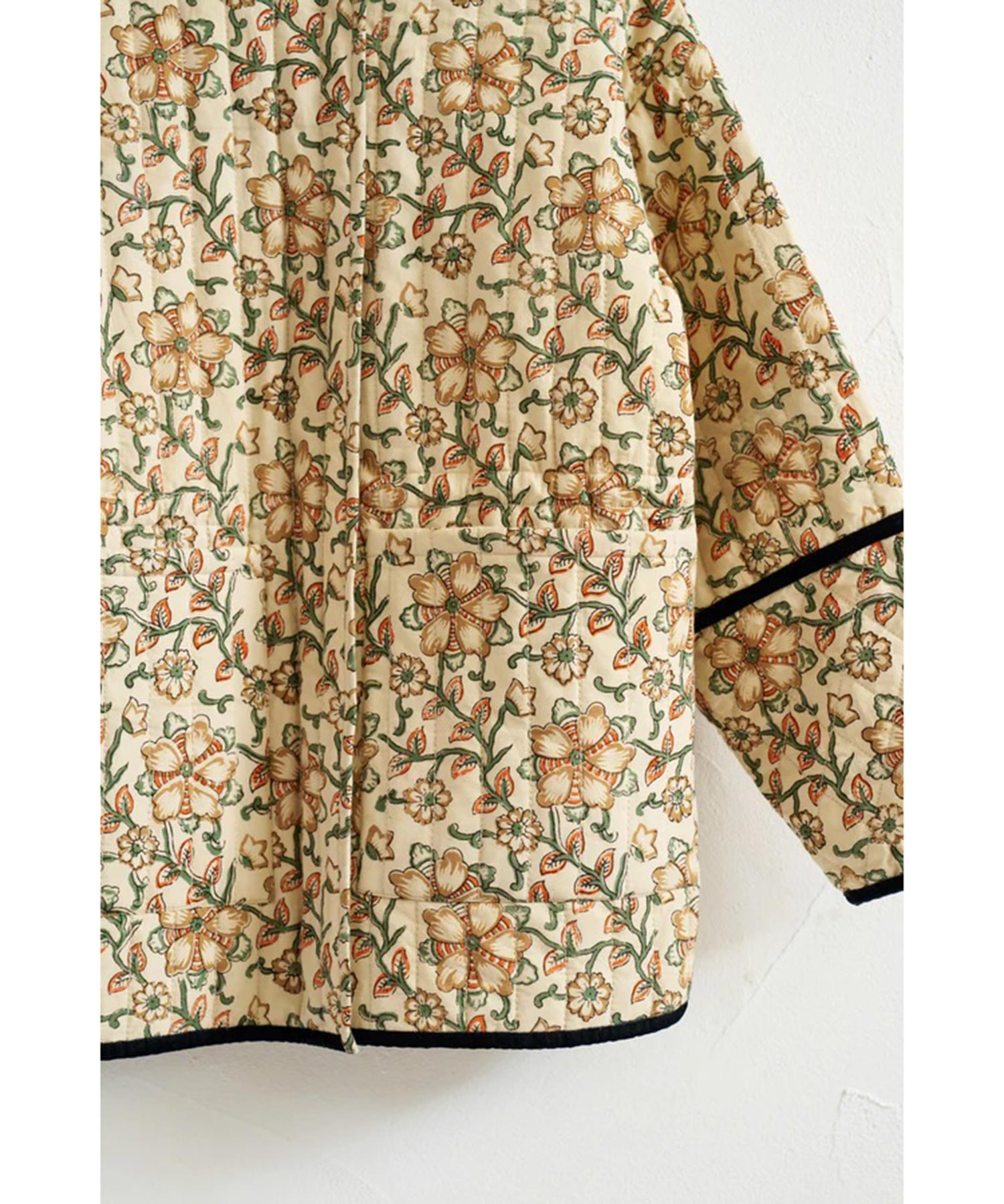 BLOCK PRINT QUILTED JACKET