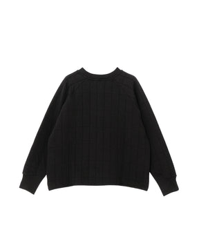 Quilt Jacquard Pullover