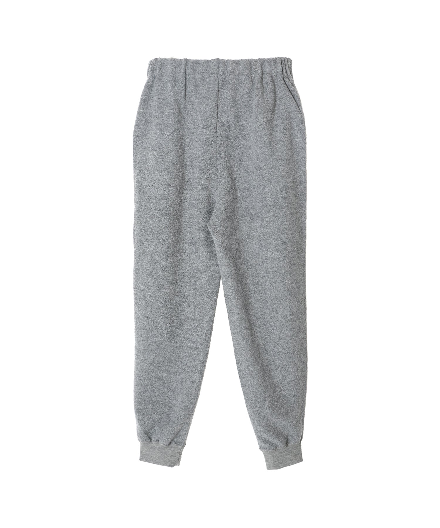 WOOL PILE PANTS