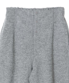 WOOL PILE PANTS