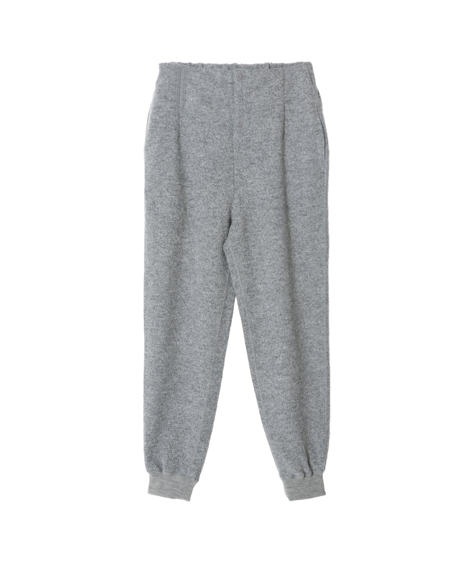 WOOL PILE PANTS
