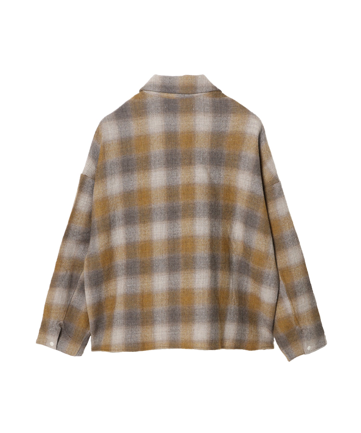 Ombre Check Shirt Top - 008Tp049I20263