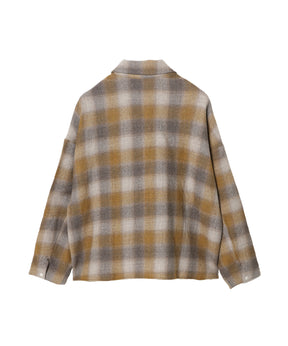 Ombre Check Shirt Top - 008Tp049I20263