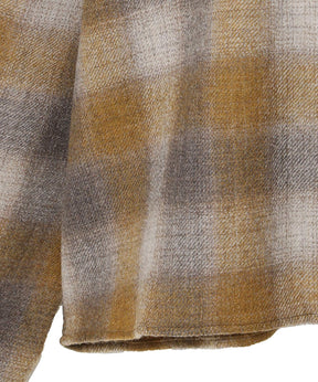 Ombre Check Shirt Top - 008Tp049I20263