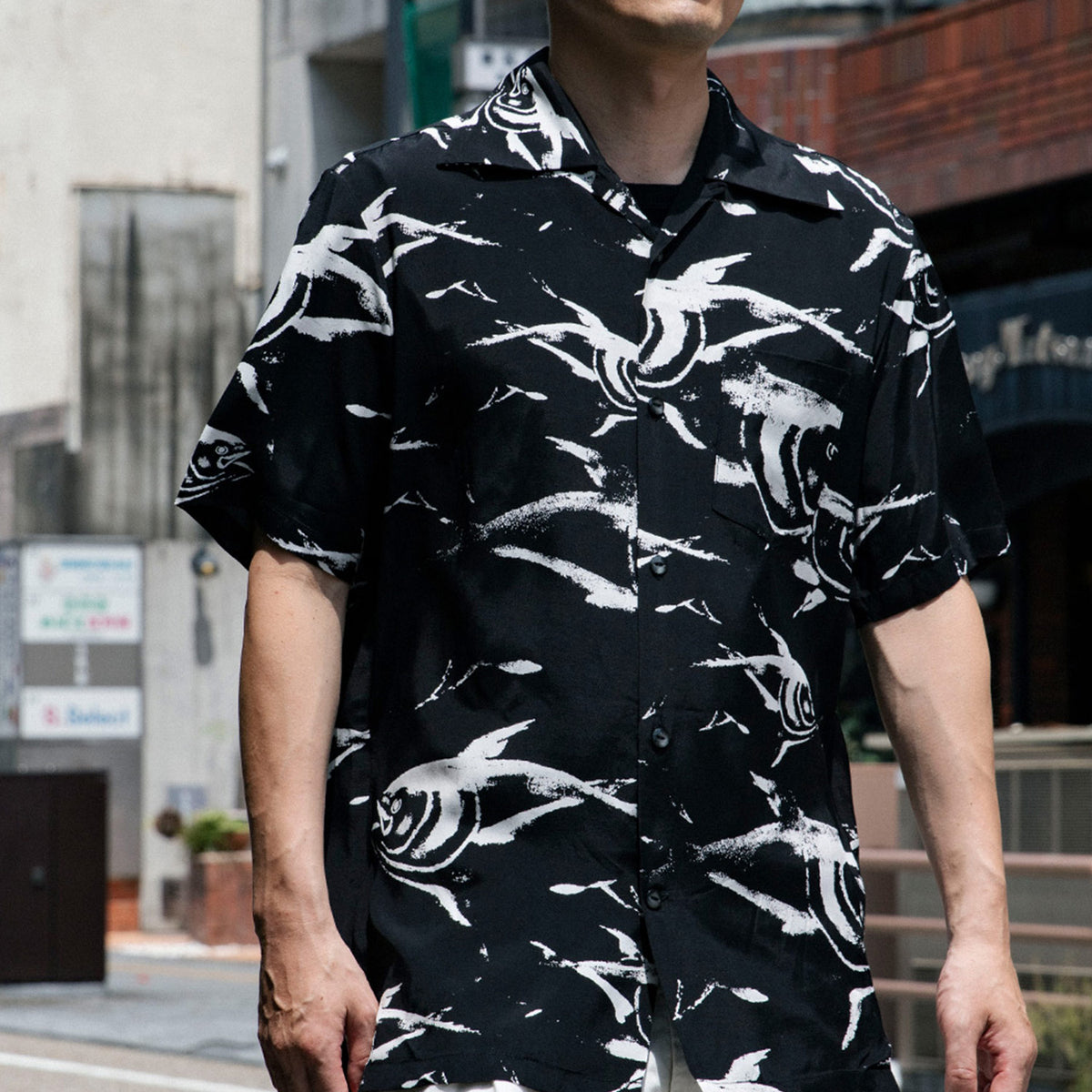 FIGURE EXCLUSIVE MAGURO SHORT SLEEVE - ALOHA BLOSSOM (アロハ