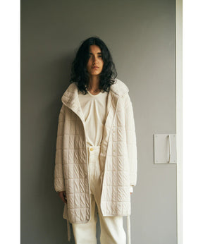 Quilt Jacquard Coat