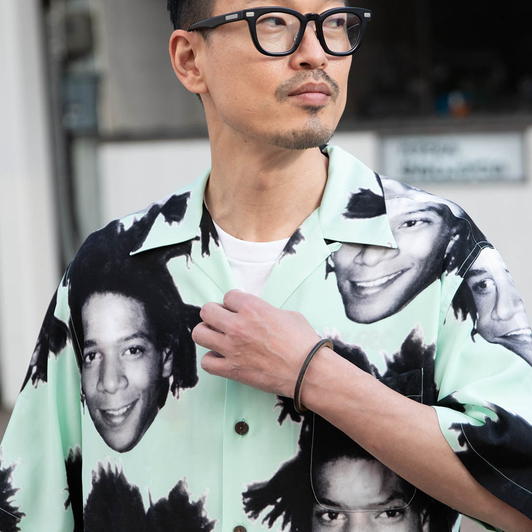 JEAN-MICHEL BASQUIAT / S/S HAWAIIAN SHIRT ( TYPE-1 )