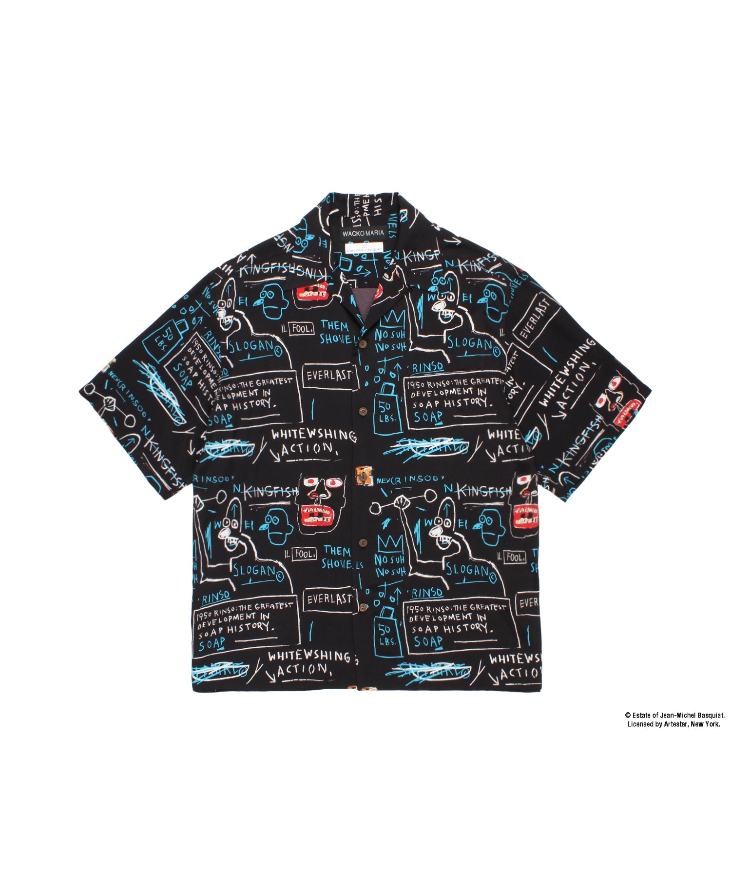 JEAN-MICHEL BASQUIAT / HAWAIIAN SHIRT