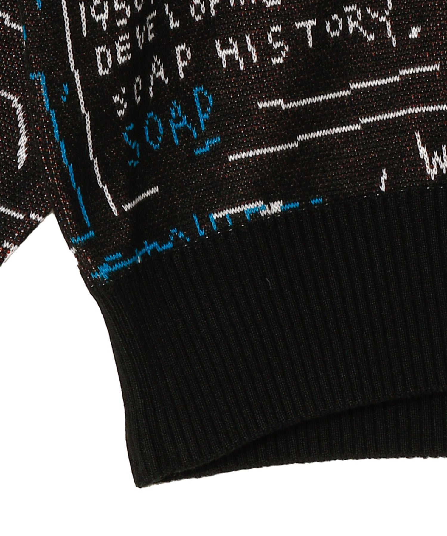 JEAN-MICHEL BASQUIAT / JACQUARD KNIT SWEATER - WACKO MARIA