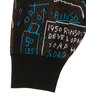 JEAN-MICHEL BASQUIAT / JACQUARD KNIT SWEATER