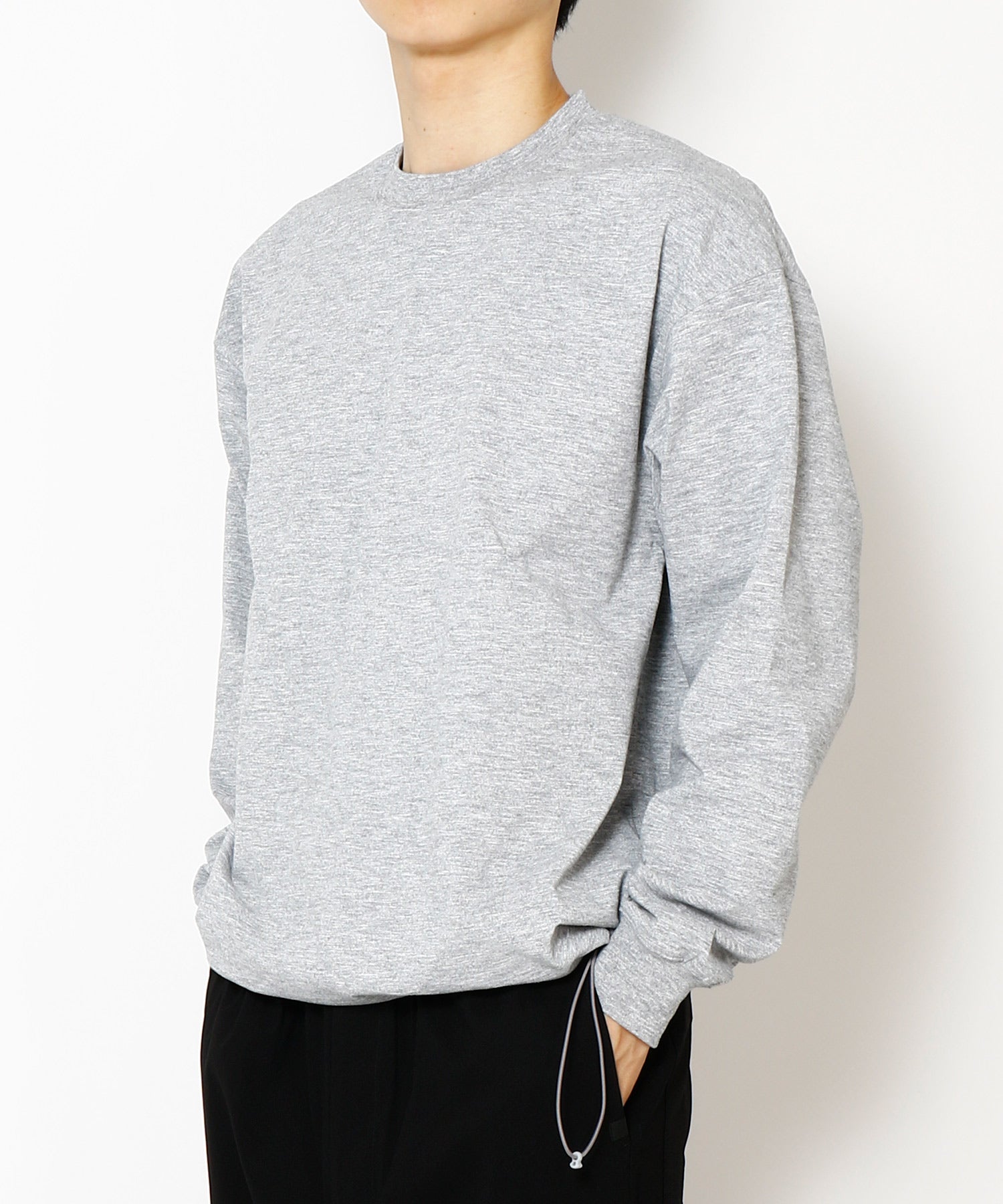 TECH DRAWSTRING TEE L/S