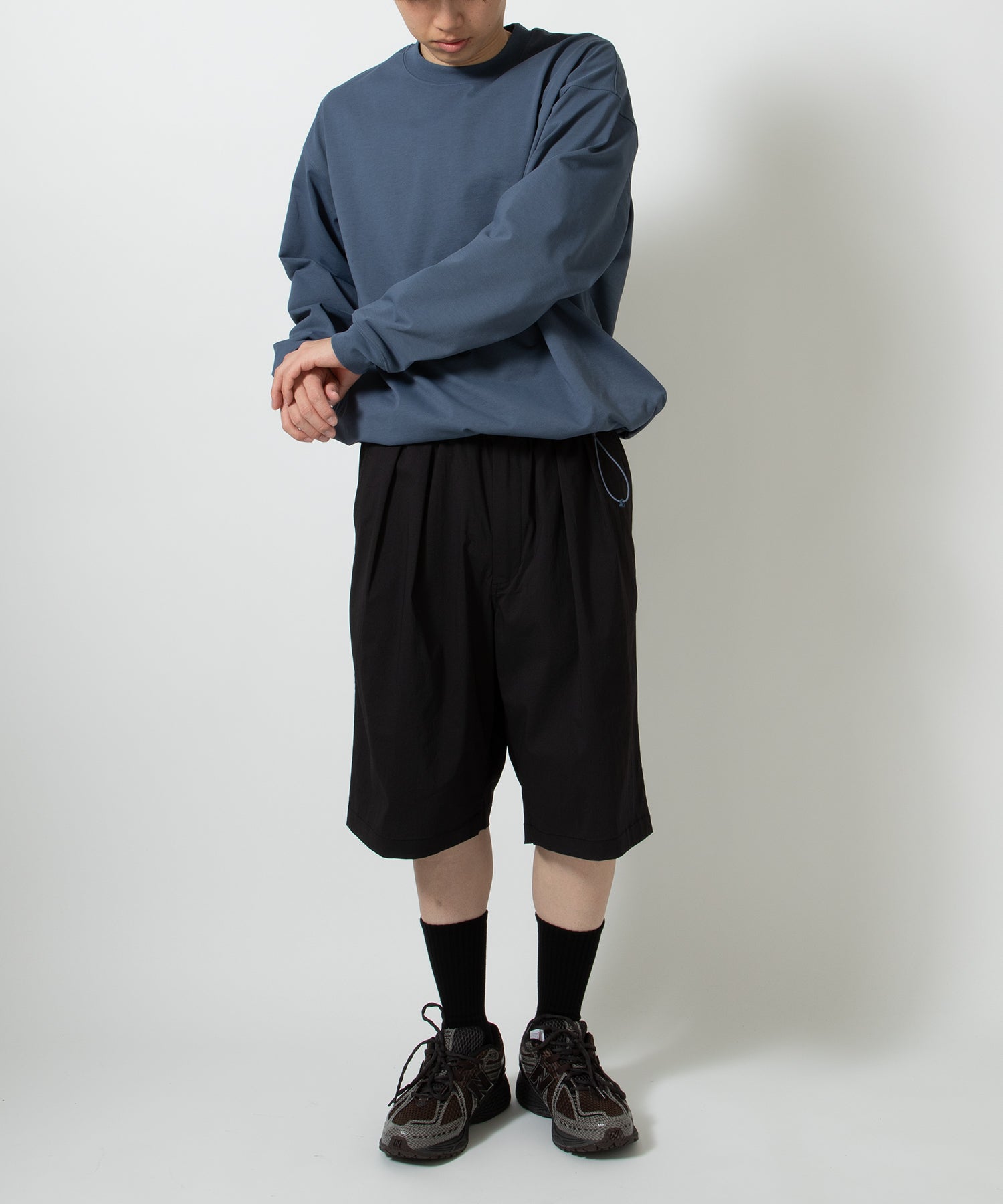 TECH DRAWSTRING L/S TEE