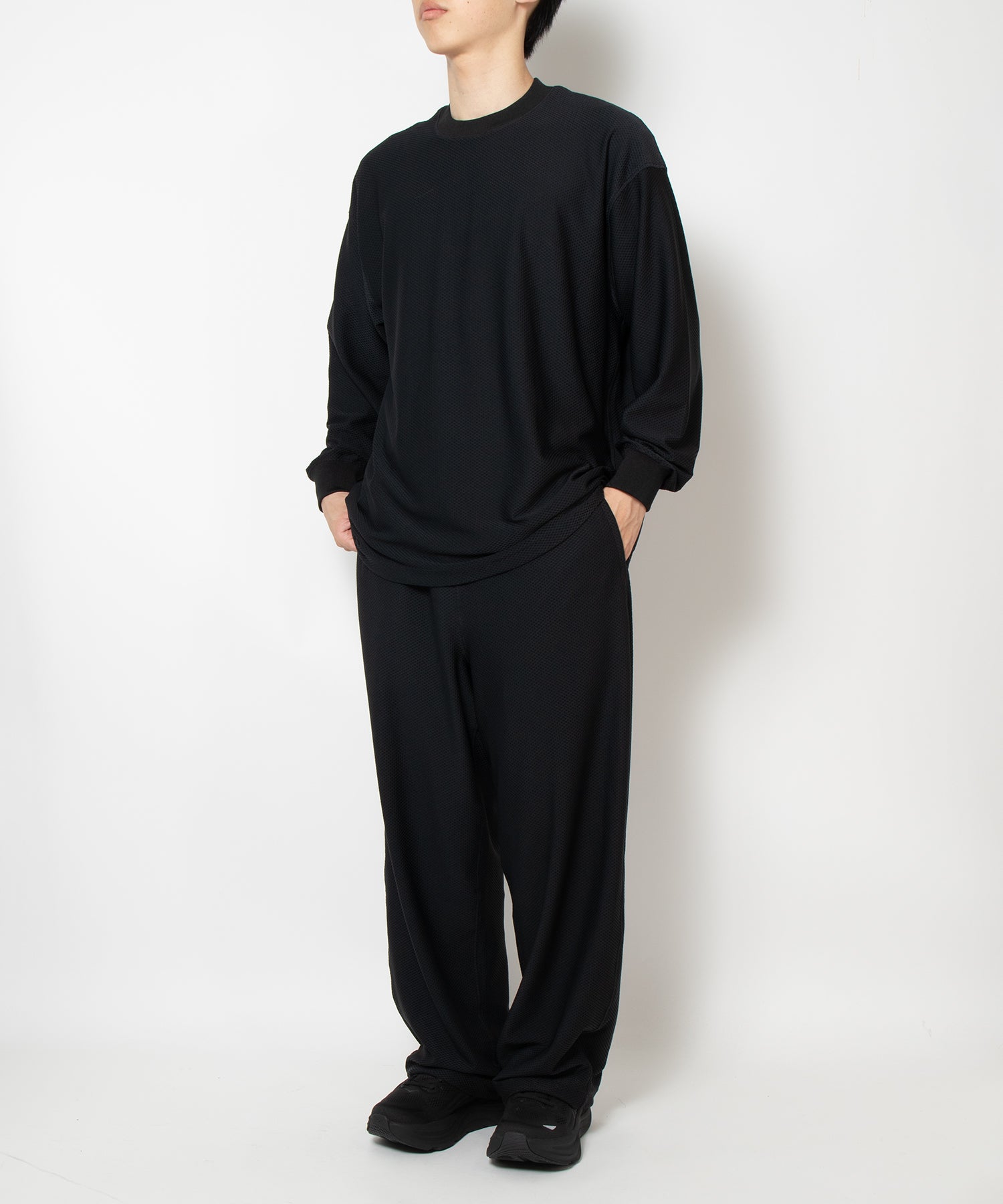 TECH MESH CREW L/S