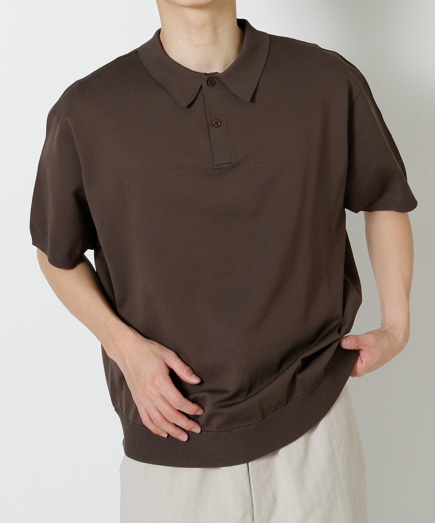 TECH KNIT POLO S/S - DAIWA PIER39 (ダイワピア39) - tops (トップス