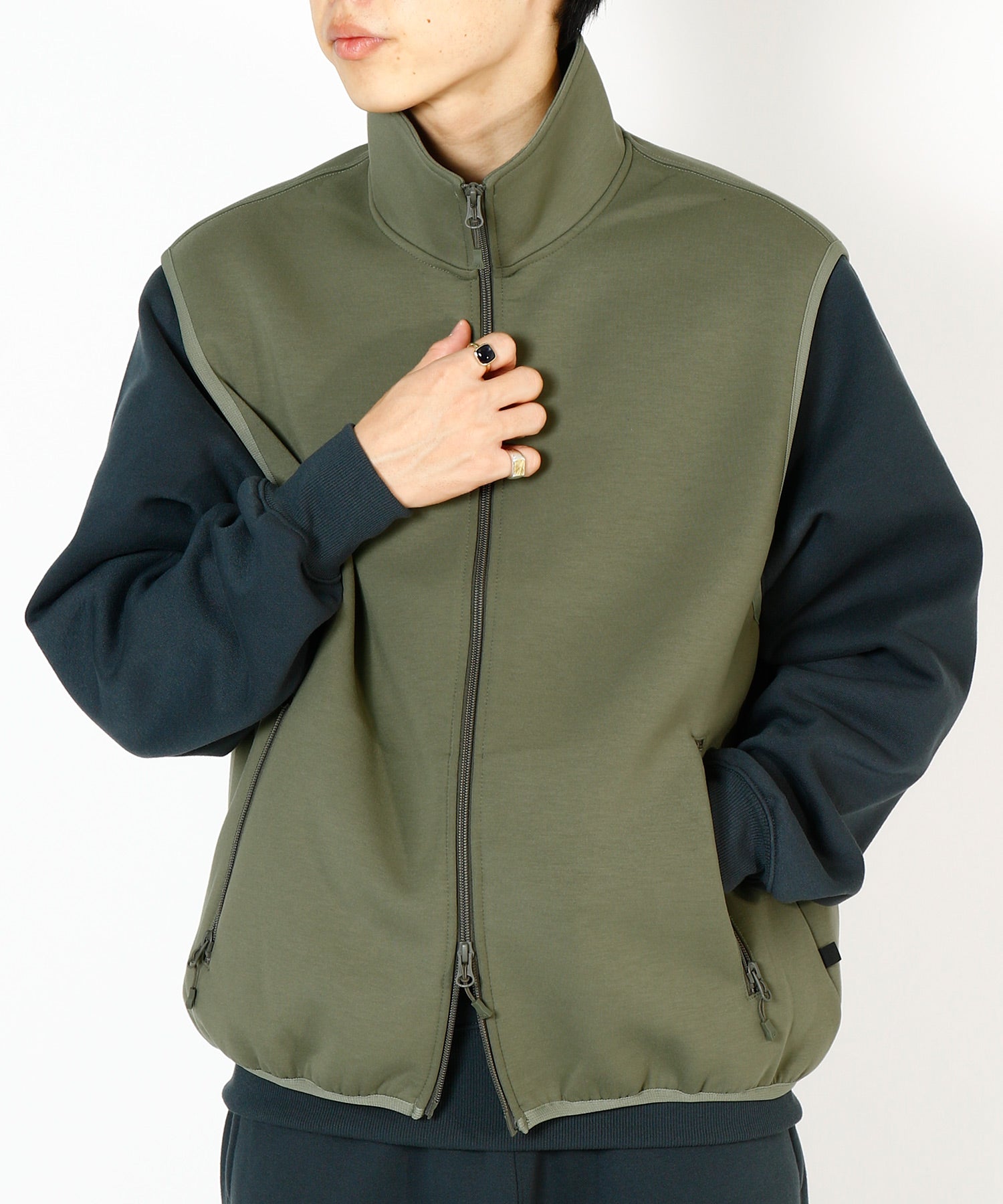 TECH SCUBA KNIT STAND COLLAR VEST - DAIWA PIER39 (ダイワピア39
