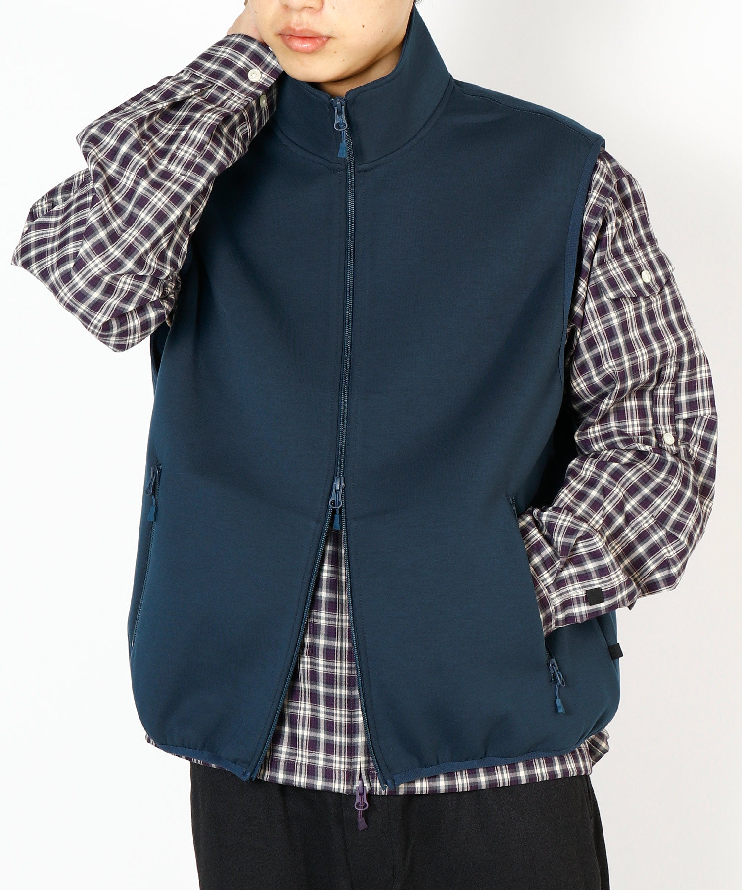 TECH SCUBA KNIT STAND COLLAR VEST - DAIWA PIER39 (ダイワピア39