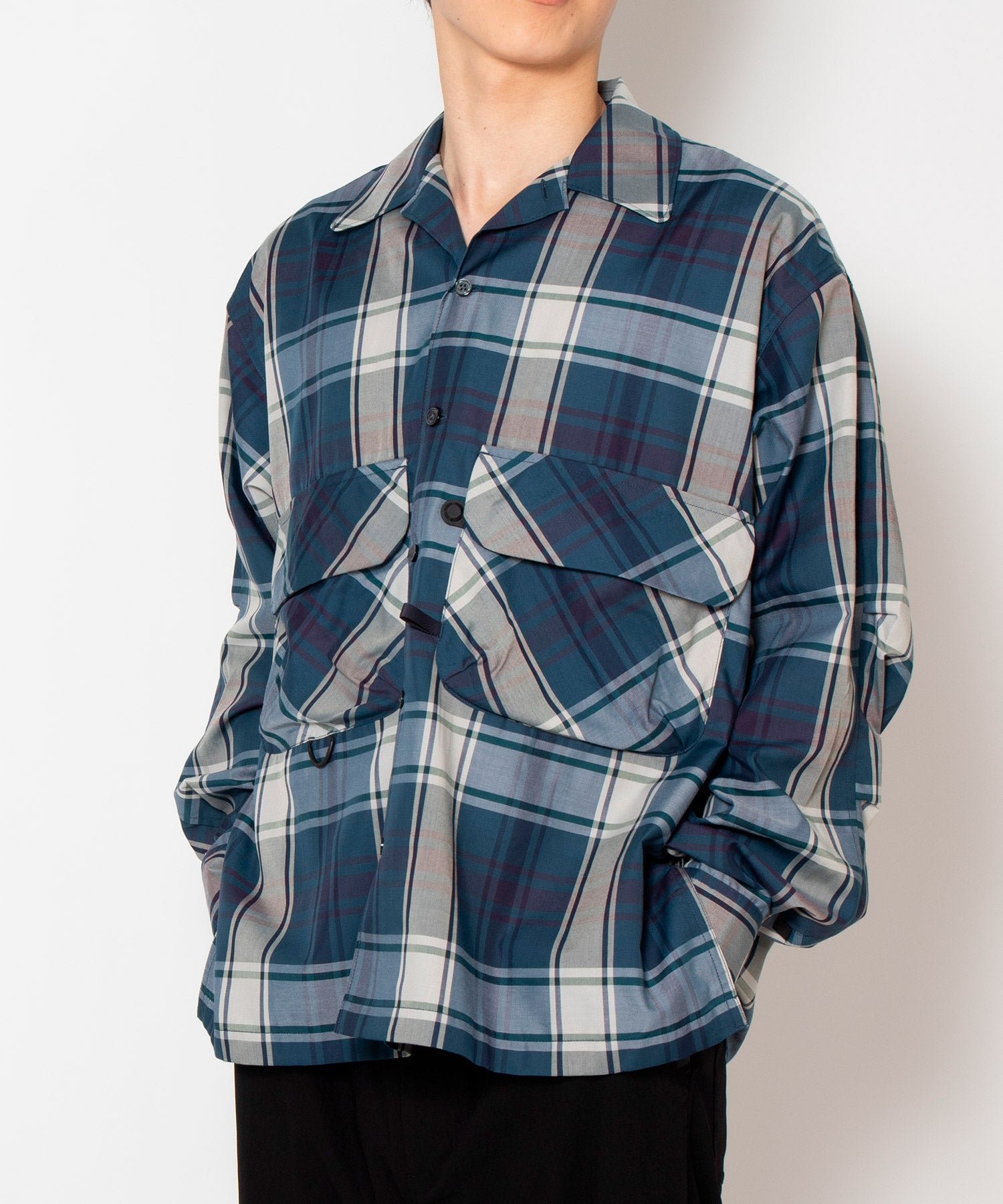 TECH SPORTS OPEN COLLAR SHIRT