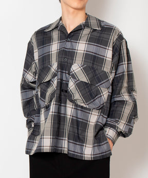 TECH SPORTS OPEN COLLAR SHIRT