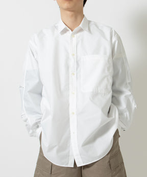 TECH REGULAR COLLAR SHIRT L/S SOLID