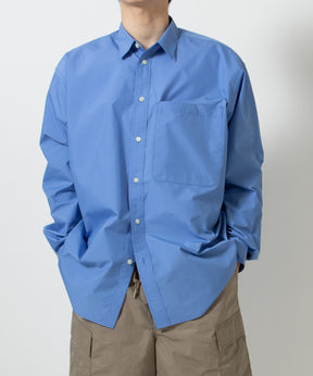 TECH REGULAR COLLAR SHIRT L/S SOLID