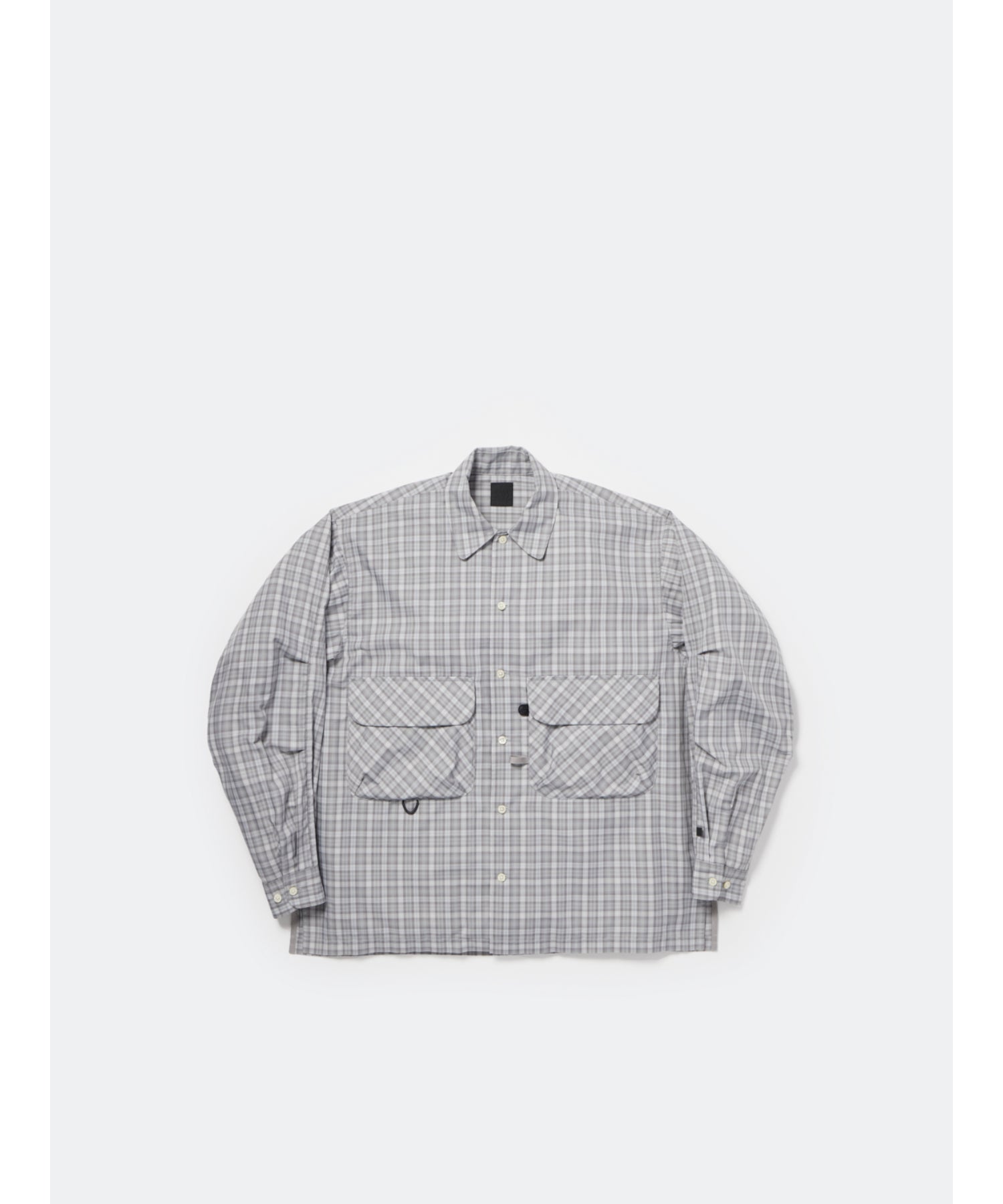 TECH SPORTS OPEN COLLAR SHIRT L/S GREN PLAID - DAIWA PIER39