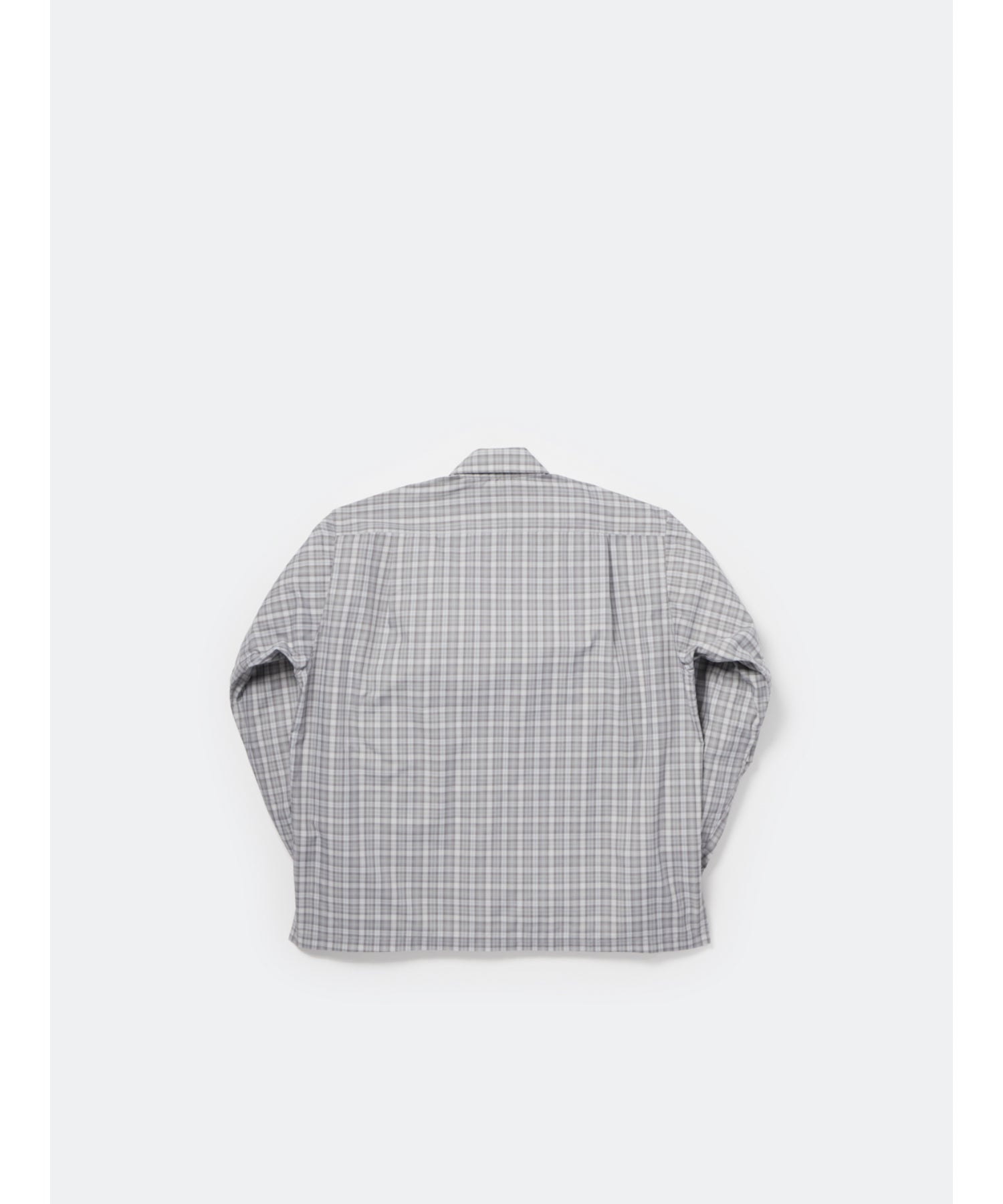 TECH SPORTS OPEN COLLAR SHIRT L/S GREN PLAID - DAIWA PIER39