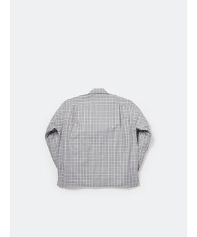 TECH SPORTS OPEN COLLAR SHIRT L/S GREN PLAID