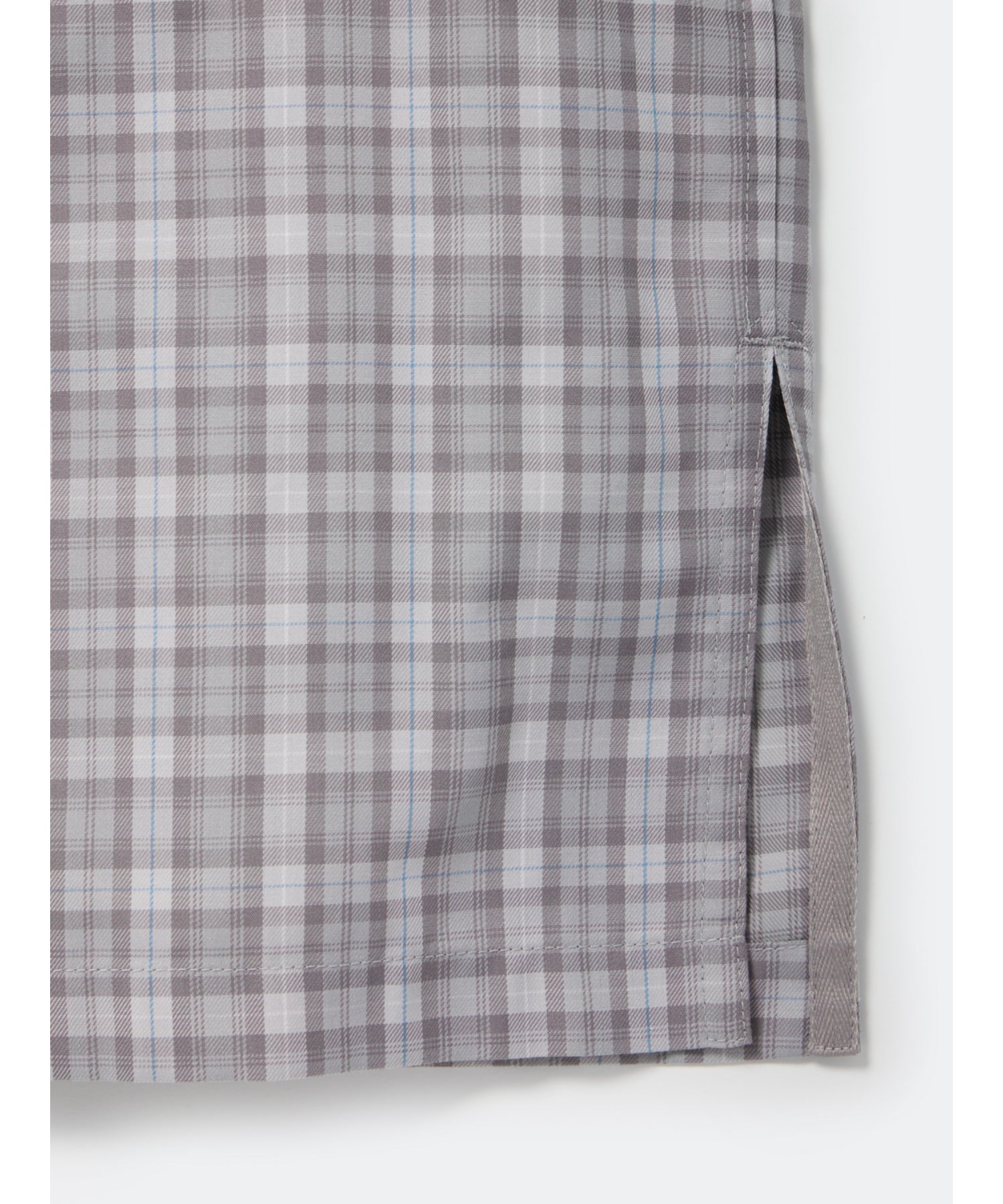 TECH SPORTS OPEN COLLAR SHIRT L/S GREN PLAID - DAIWA PIER39