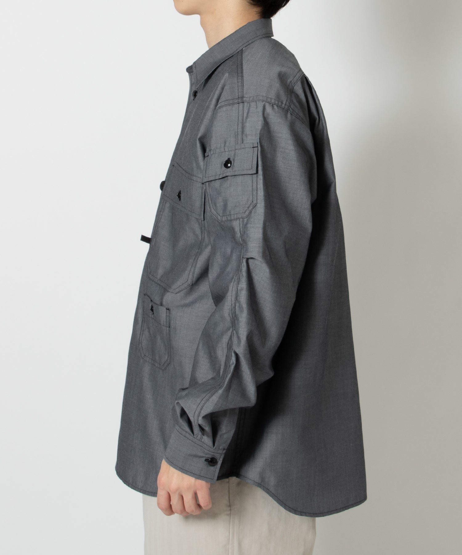 TECH MULTI POCKET CHAMBRAY SHIRT L/S