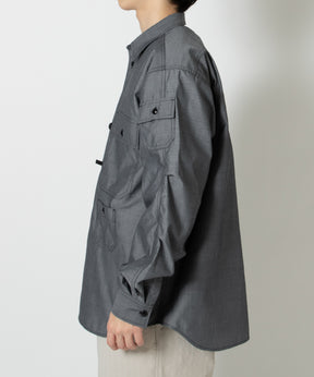 TECH MULTI POCKET CHAMBRAY SHIRT L/S
