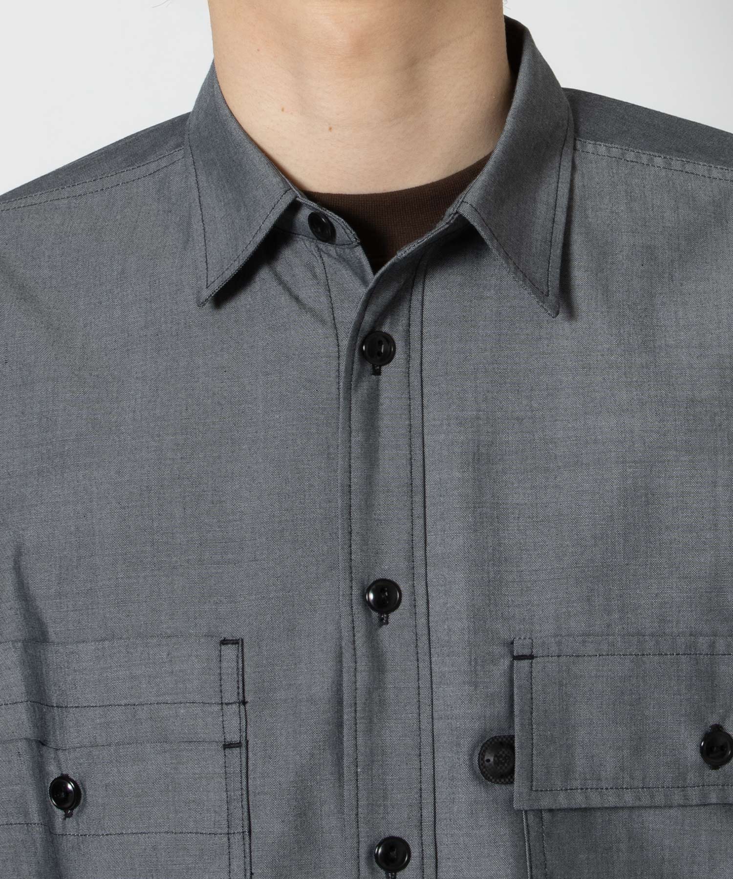 TECH MULTI POCKET CHAMBRAY SHIRT L/S