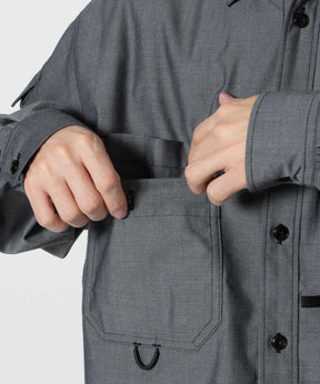 TECH MULTI POCKET CHAMBRAY SHIRT L/S